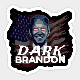 Dark brandon - dark flag Sticker